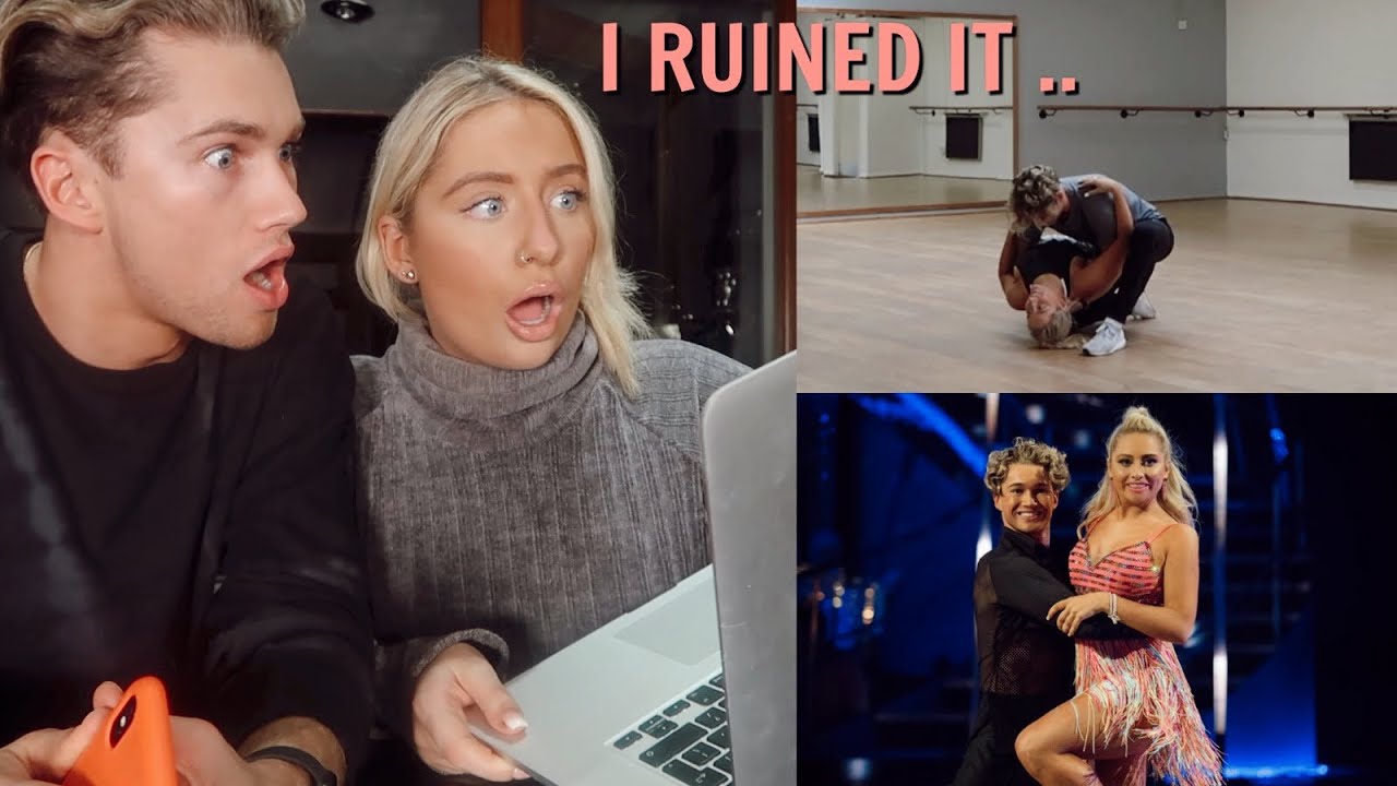 REACTING TO OUR CHA CHA CHA!! Strictly week 2 & i messed up .. | Saffron Barker