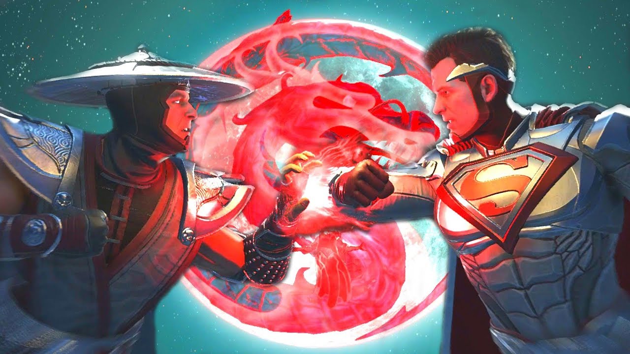 Injustice 2 - Raiden Vs Superman: все вступительные диалоги, все цитаты из столкновений и суперпр...