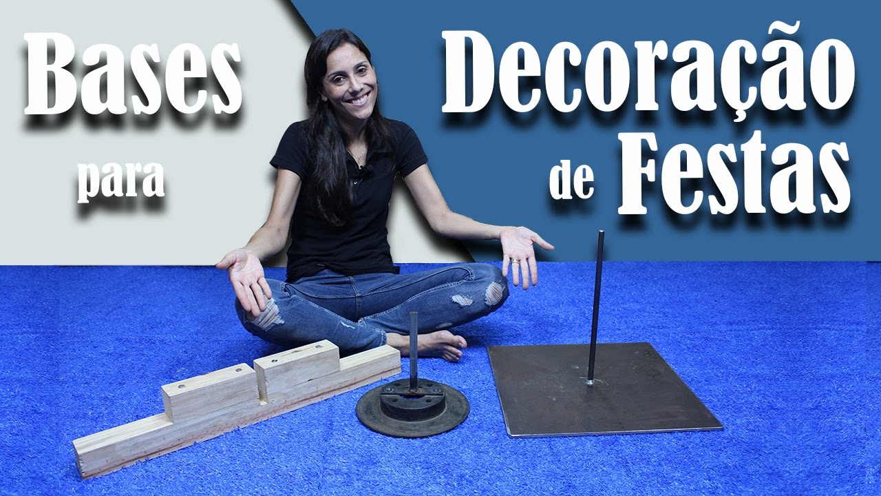 Bases para suportes e estruturas de Decoração de Festas | Andreia Faleiros