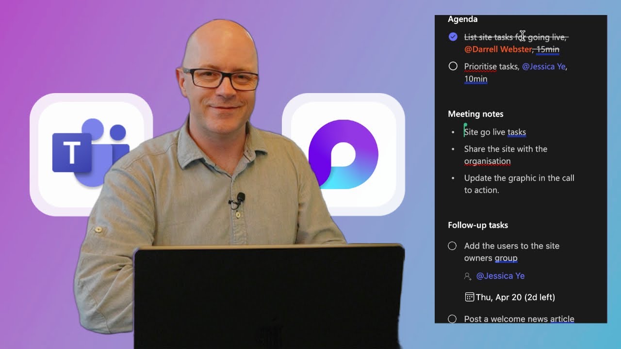 New Microsoft Teams meeting Collaborative Notes - powered by Microsoft Loop
