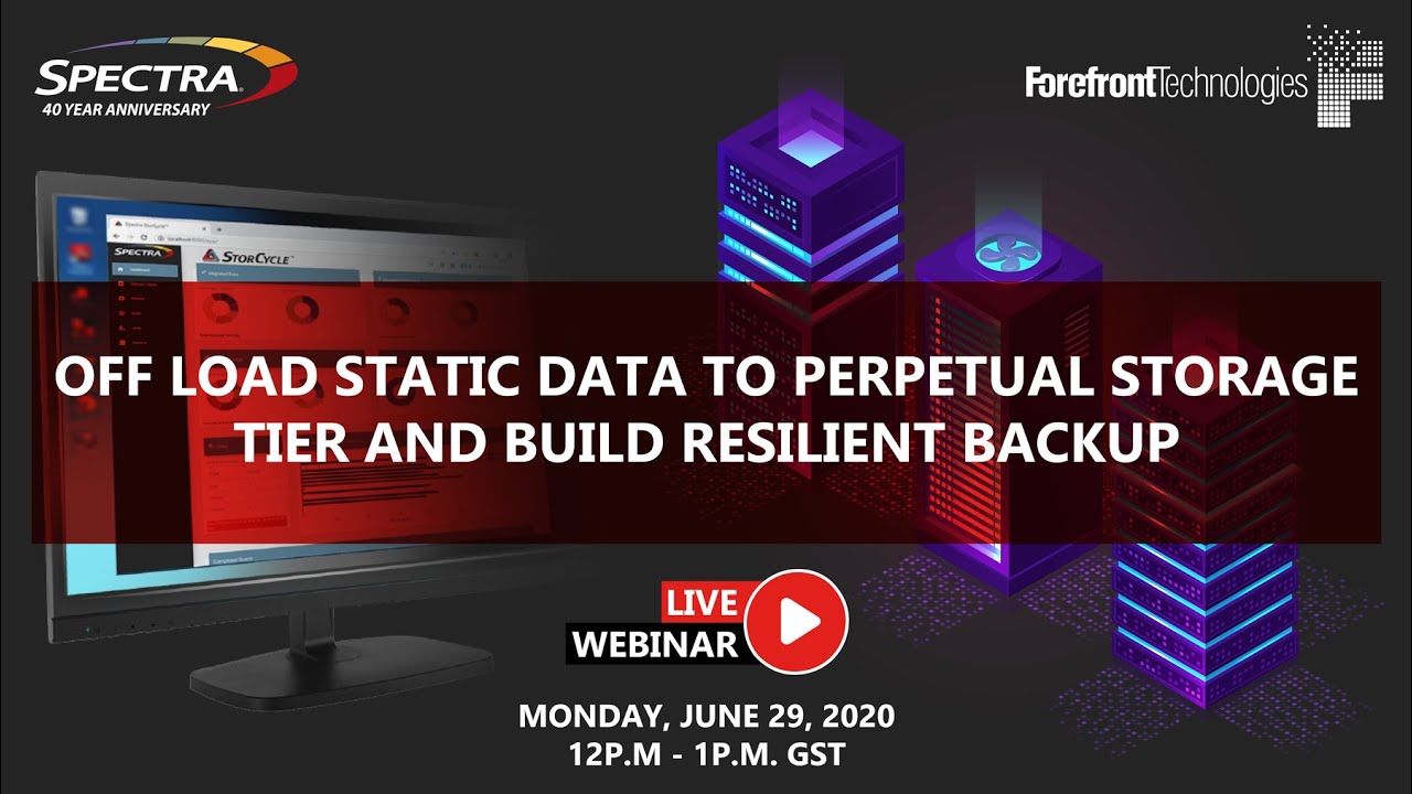 OFF LOAD STATIC DATA TO PERPETUAL STORAGE TIER AND BUILD RESILIENT BACKUP
