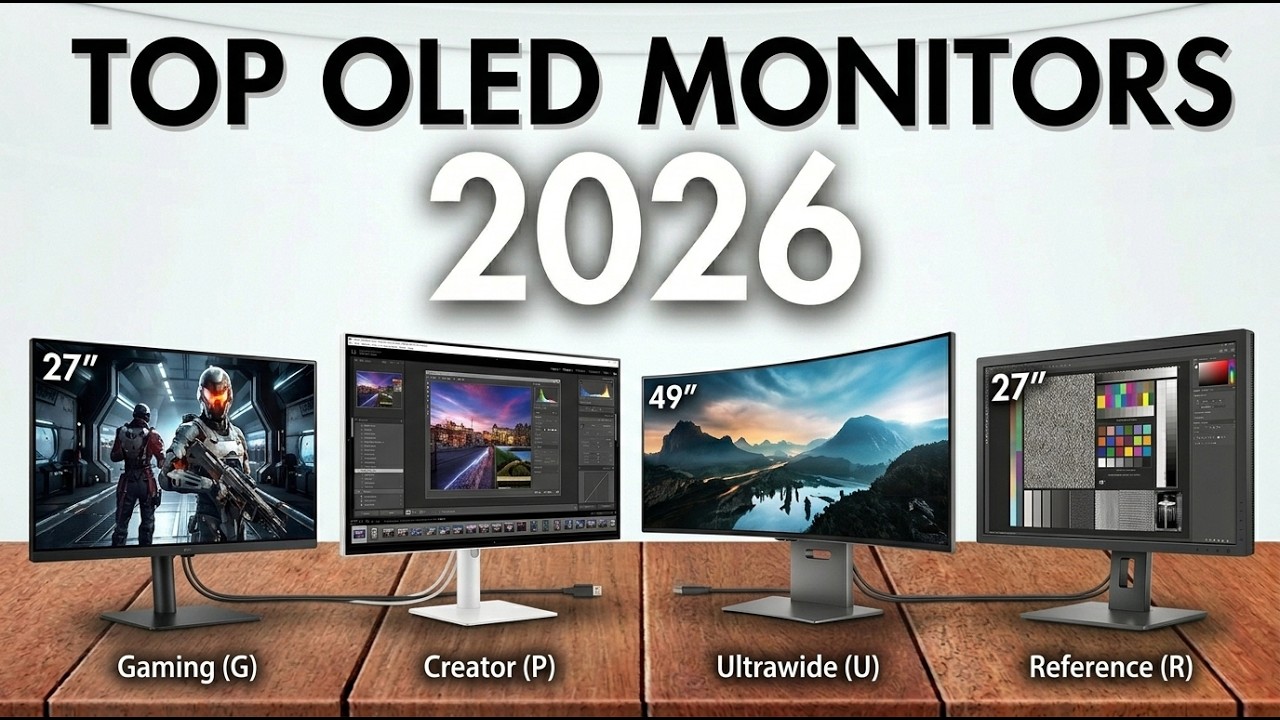 Top 5 OLED Monitors of 2026 at EVERY Budget — Your Eyes Won't Believe #1!