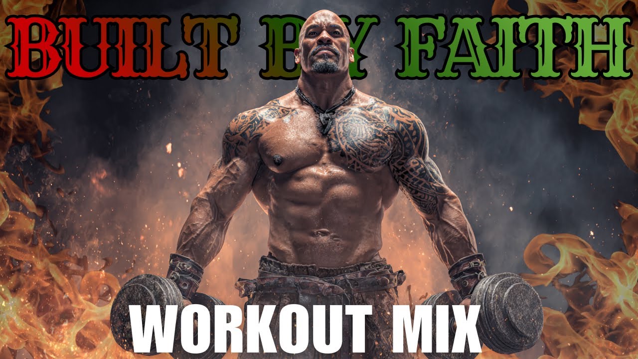 BUILT BY FAITH 🔥 Heavy Workout Mix | Built Through Pain (2H EDM Rock)