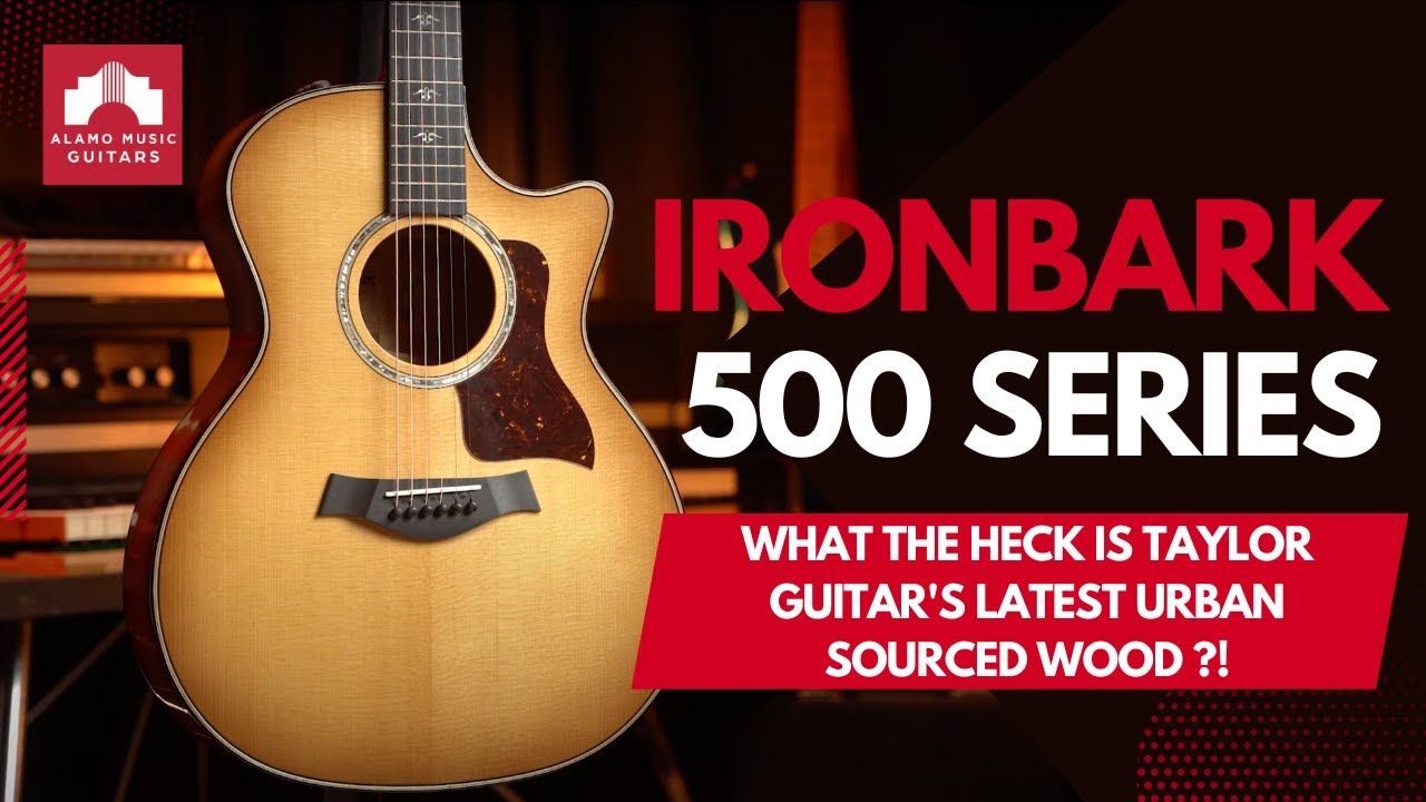 Новые гитары серии Urban Ironbark 500 от Taylor Guitar!