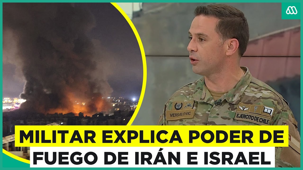 Crisis en Medio Oriente: Militar explica poder de fuego de Irán e Israel