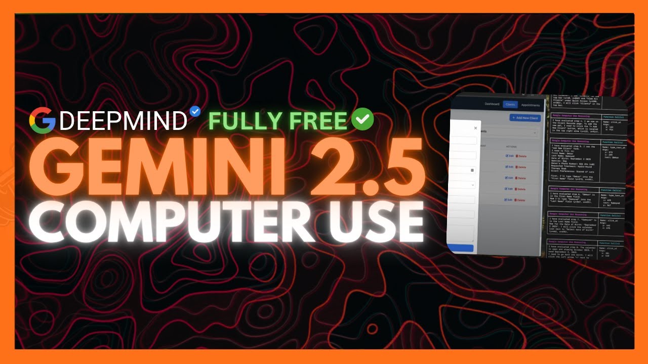 Gemini 2.5: использование компьютера: ПОЛНОСТЬЮ БЕСПЛАТНЫЙ браузерный агент Google с искусственны...