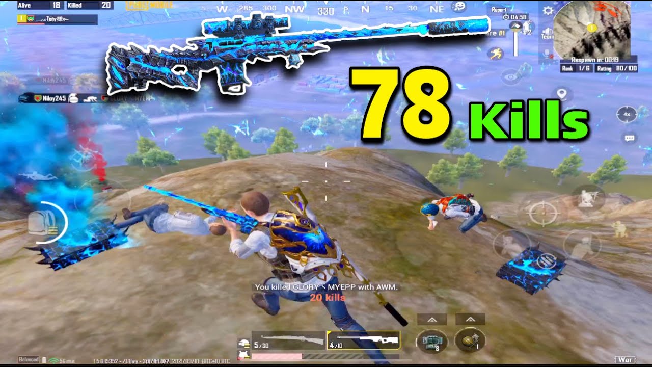 Kill 78 Enemies By Awm Godzilla + Angel Kar98
