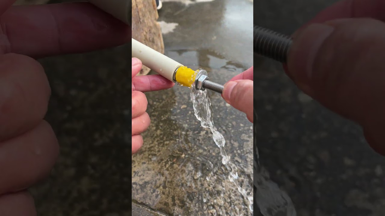 Quickly STOP WATER #handywork