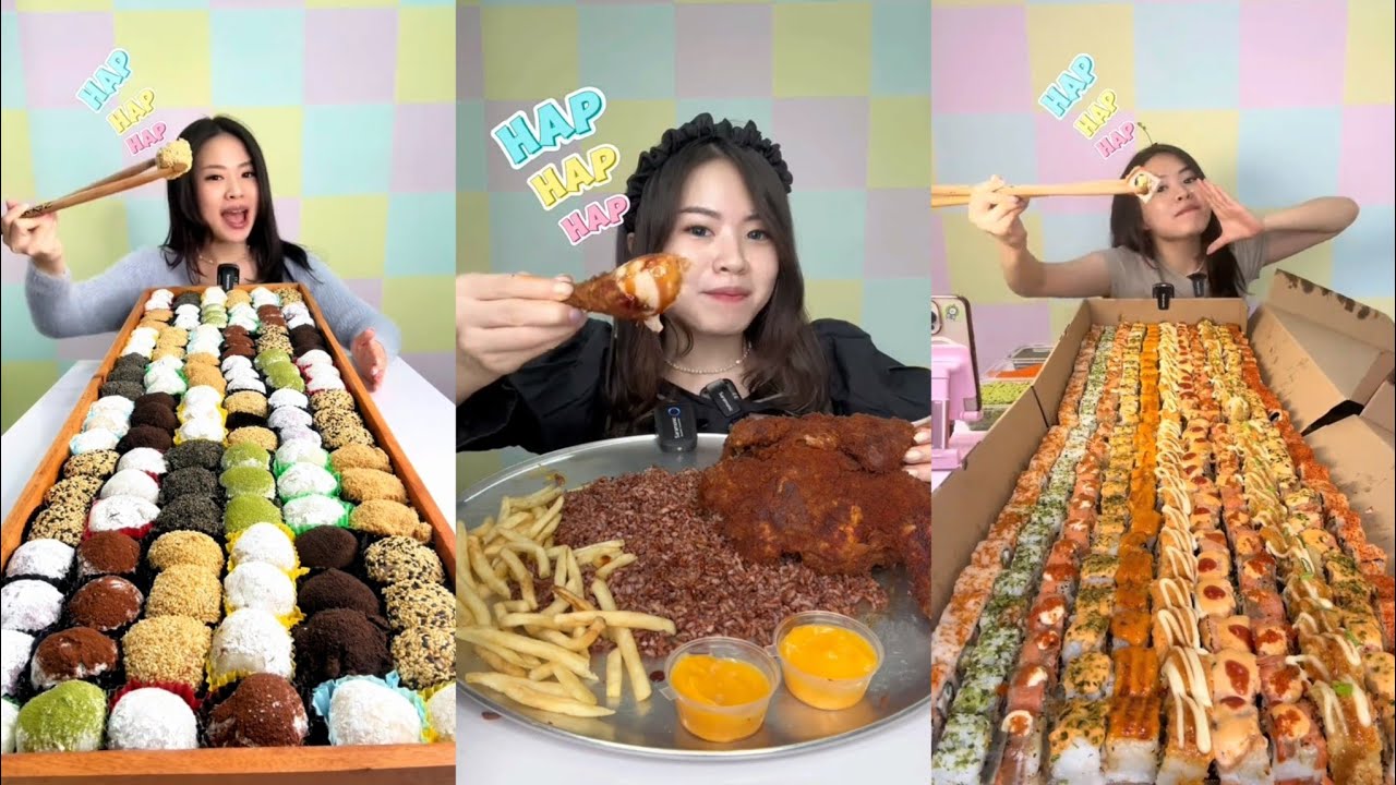 kompilasi video TikTok mukbang @CUCUAPHO