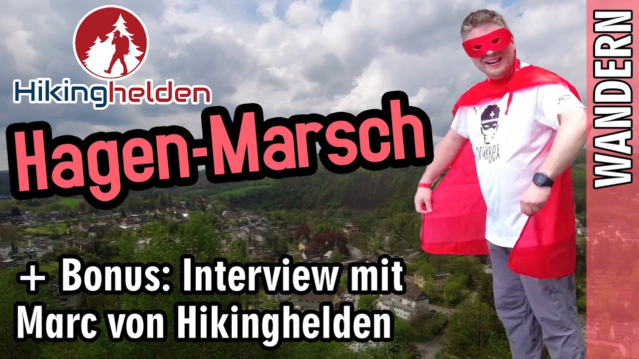 30km Hikinghelden Hagen-Marsch 2023 | inkl. Interview mit Marc | Wandern