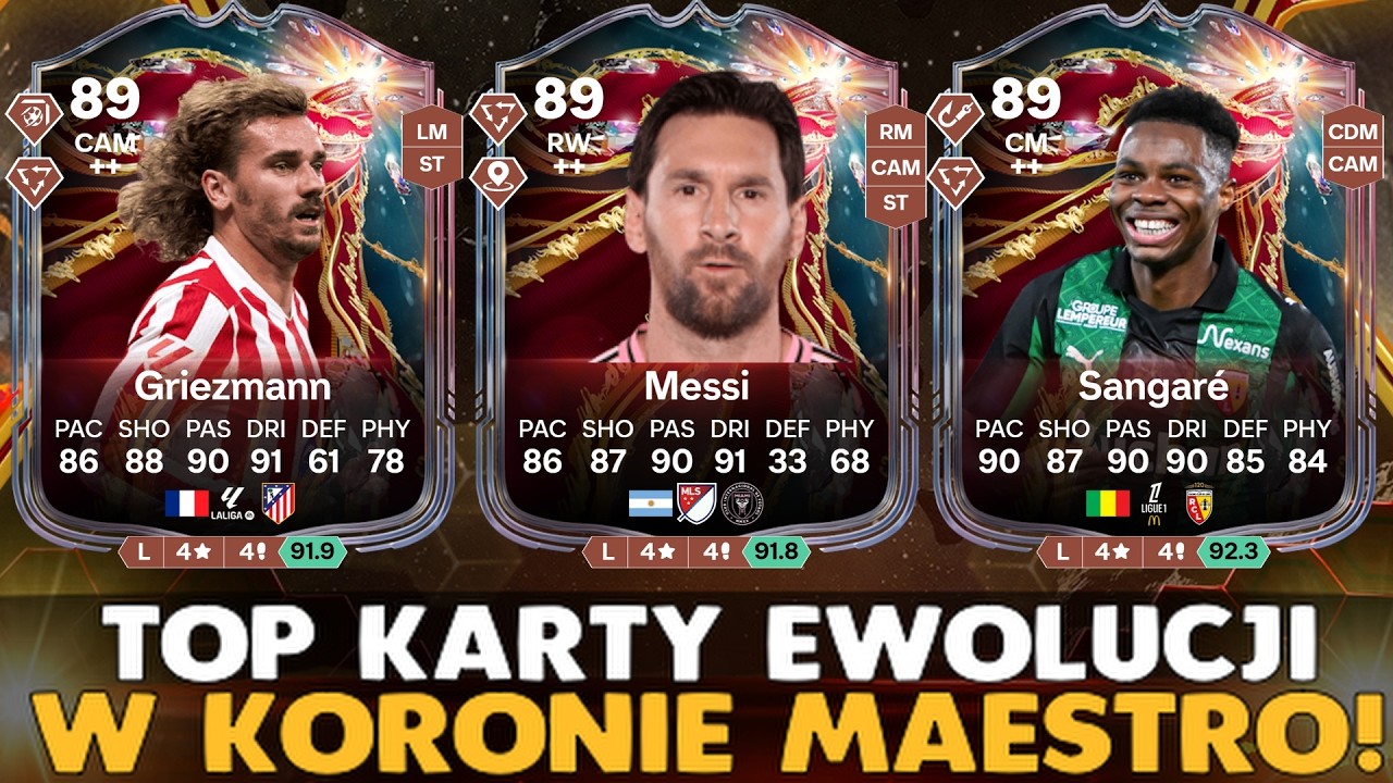 NAJLEPSZE KARTY DO EWOLUCJI 👑W KORONIE MAESTRO👑 W FC 26!