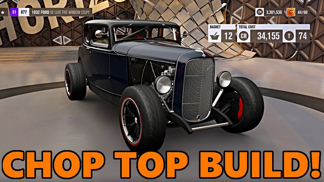 Forza Horizon 3 | LET'S PLAY HOT WHEELS! BARN FIND FULL BUILD! CHOP TOP TIME!