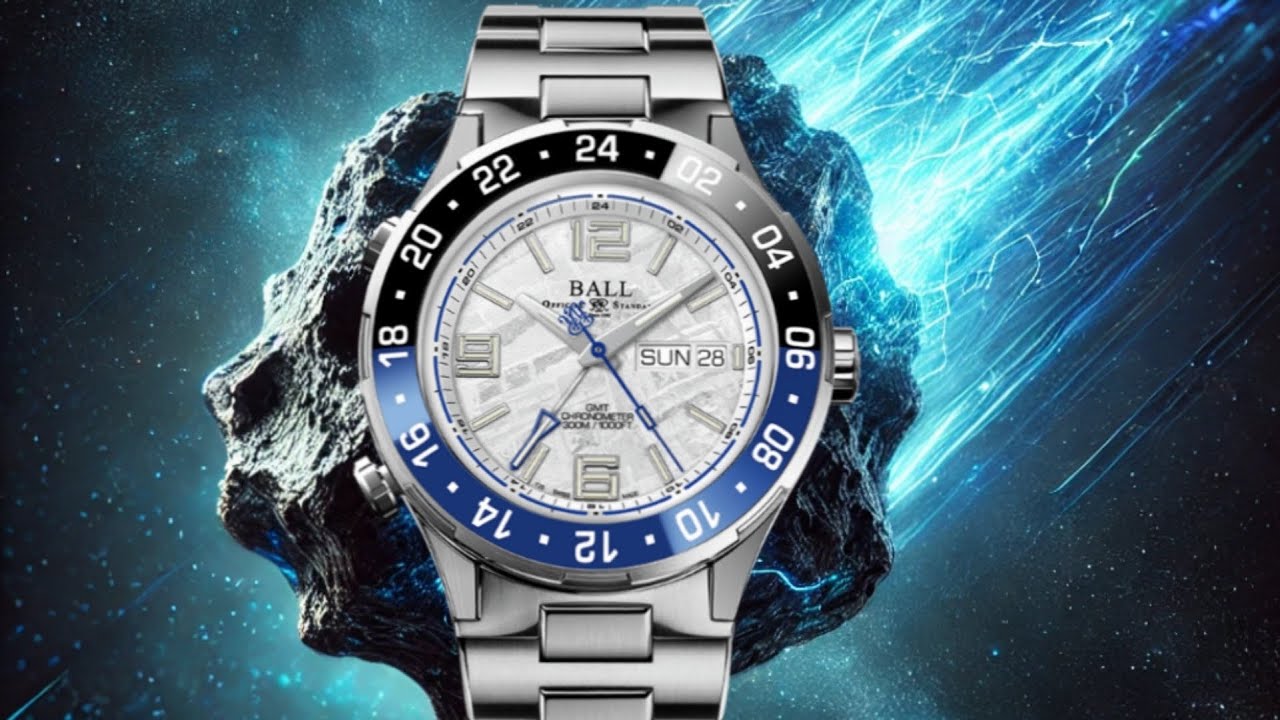 Ball Roadmaster Marine GMT Meteorite Dial 40mm