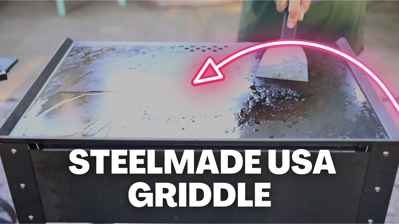 Cleaning the Steelmade USA Outdoor Griddle After Cooking