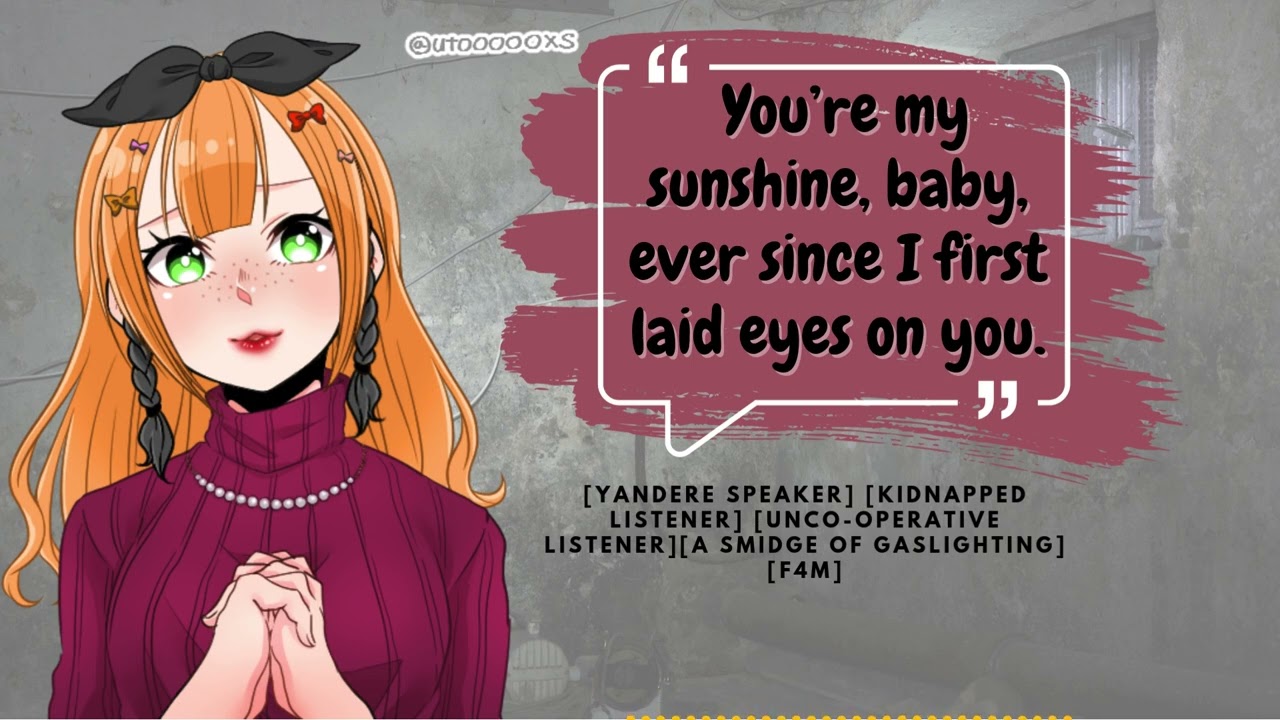 [f4m] You are my sunshine [yandere][asmr]