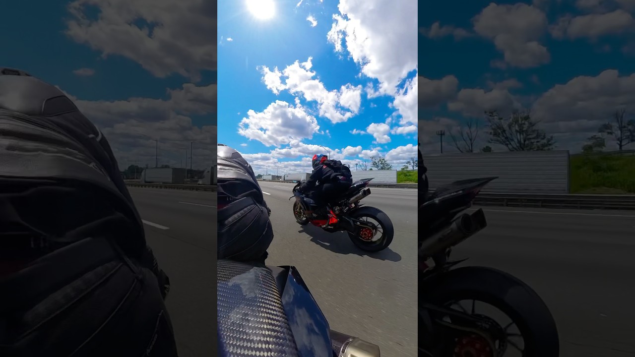 2024 Ducati Panigale V4 VS 2021 Kawasaki Ninja Zx10r #kawasaki #ducati who won⁉️