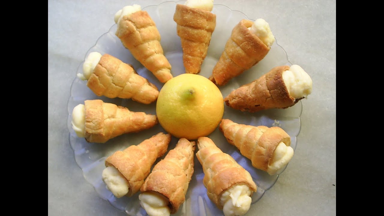 conos de hojaldre sin gluten