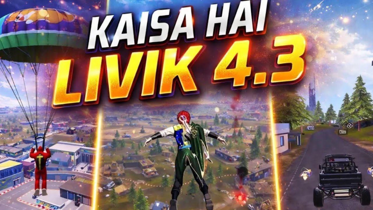 Kaisa hai livik 4.3 | Pubg new update 4.3 | livik new update gameplayT Pubg mobile 4.3 update