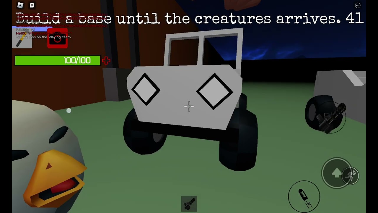 horror Roblox chicken gun #roblox normal mode