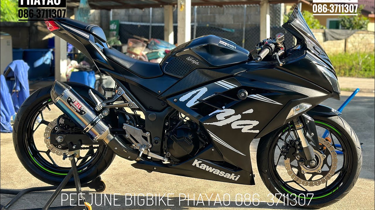 🎥 รีวิว Kawasaki Ninja300 Wintertest ปี17 วิ่ง 15,000 กิโลแท้ / EP.402 By PeeJune BIGBIKE Phayao🔥