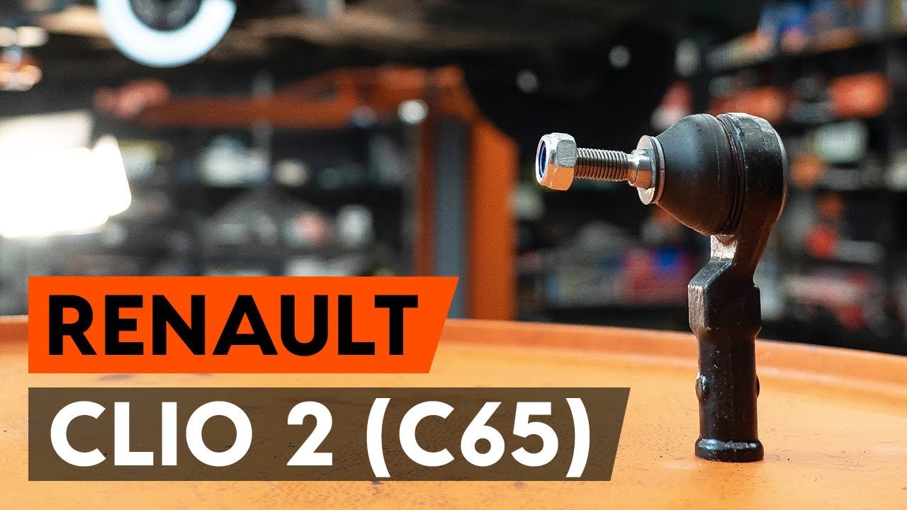 Cum se înlocuiesc capetele barei de direcție transversale pe RENAULT CLIO 2 (C65) [TUTORIAL AUTODOC]