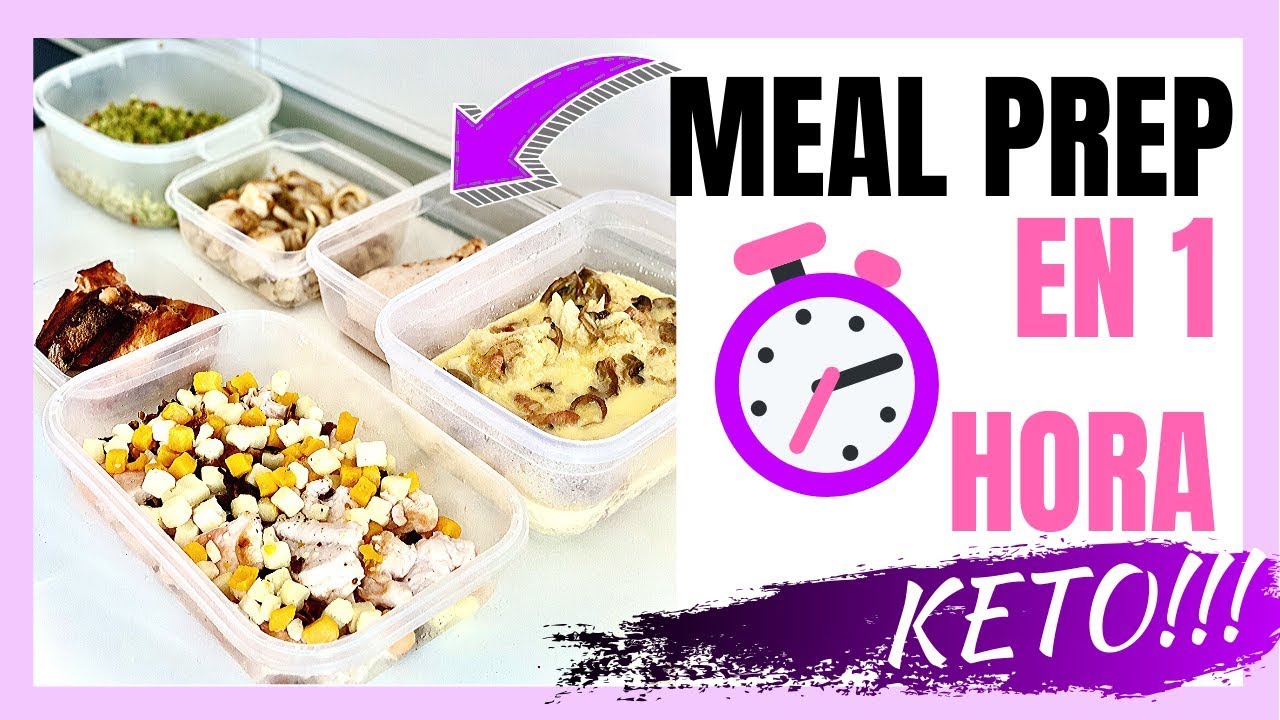 🍣 Dieta Keto Menu Semanal 🍱 meal prep keto [BATCH COOKING KETO] cocina un dia para toda la semana