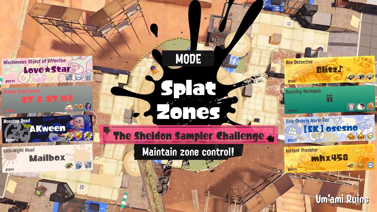 Challenge: The Sheldon Sampler Challenge #3 - Splatoon 3