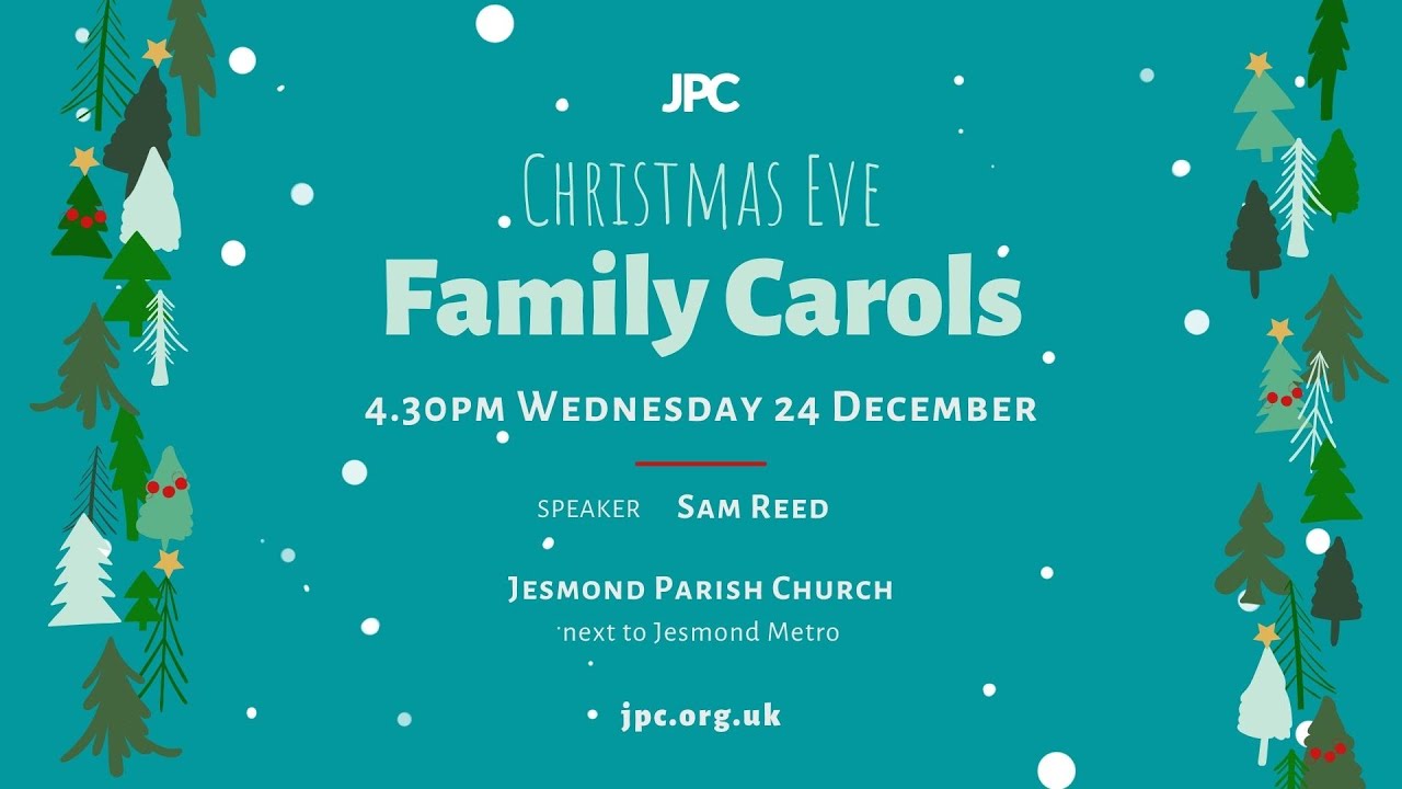 LIVE STREAM - Family Carols Service 4.30pm 24 December '25 with Jesmond Parish Church, Newcastle