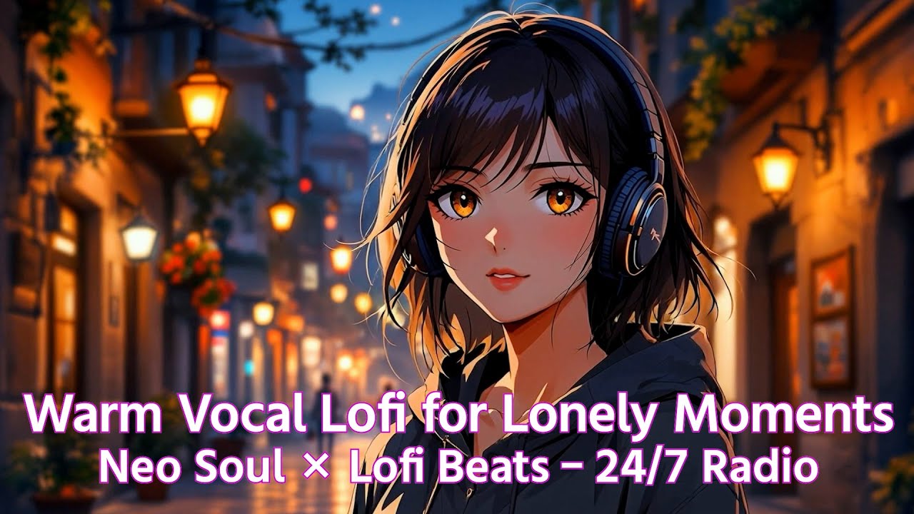 Warm Vocal Lofi for Lonely Midnight Moments : Neo Soul &times; Lofi Beats &ndash; 2H Live Mix