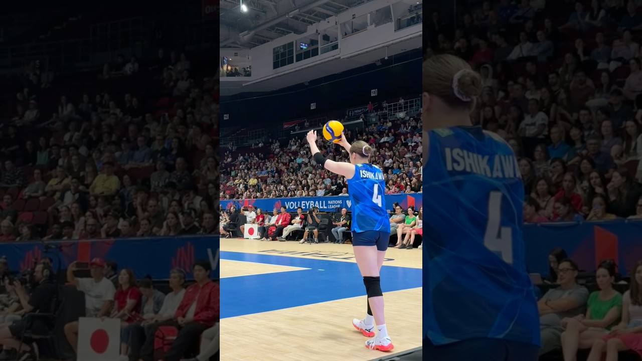 Japan vs Serbia women's volleyball nations league 2025 #volleyball