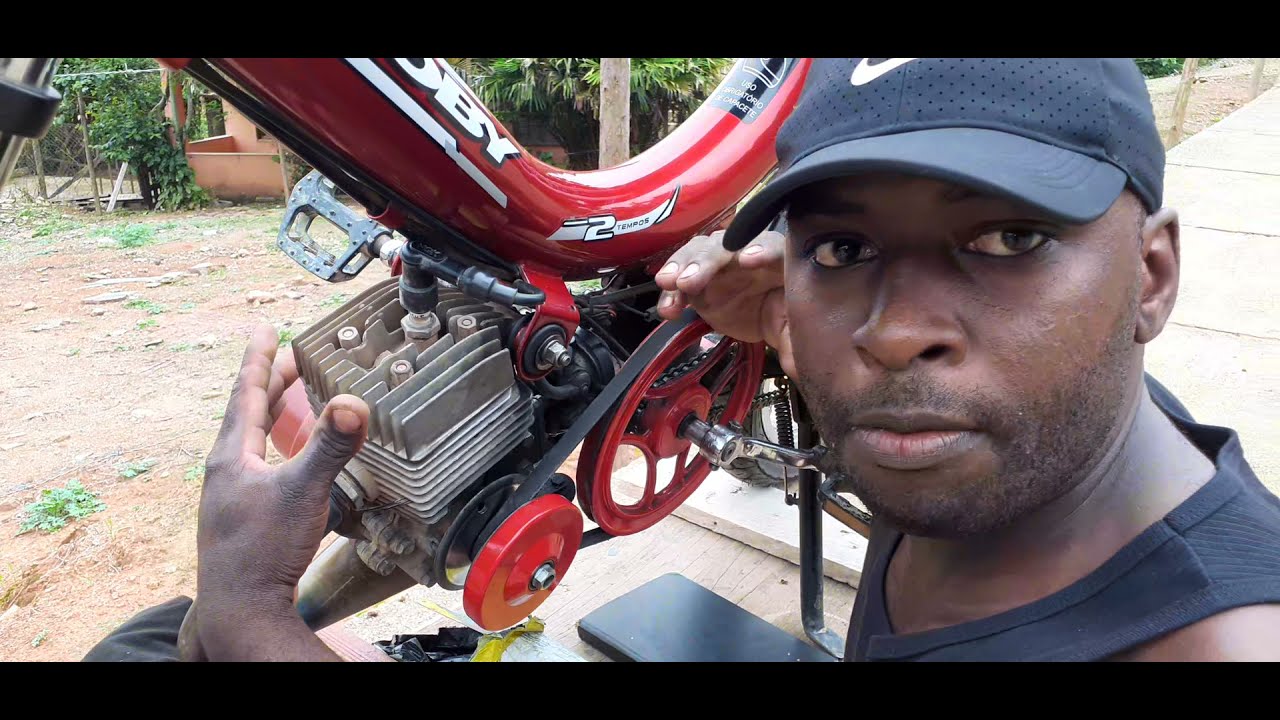 COMO TROCAR OS COXIMS E FLEXIBLOCO DO MOTOR : MOBILETE 2 TEMPOS MOBY BIKELETE