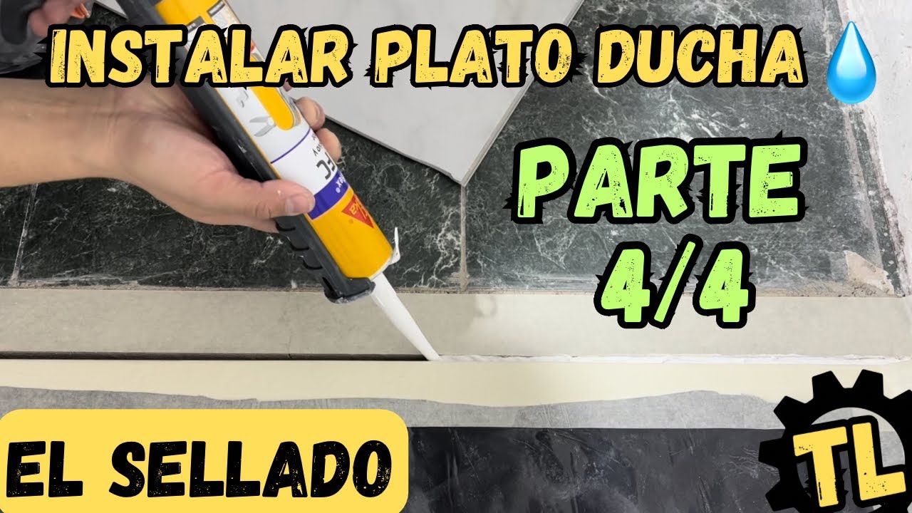 Sellar PLATO DUCHA de resina PARTE 4/4 | Trabajos de fontanería💧