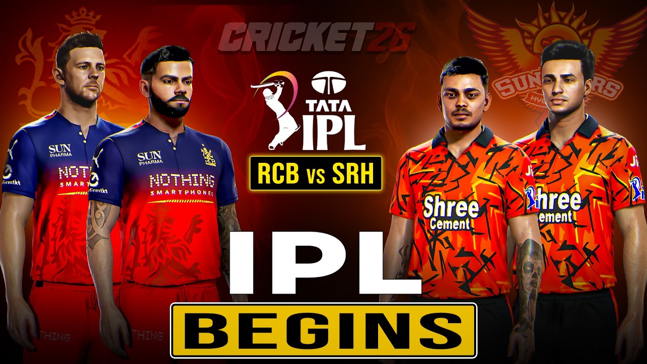 Матч RCB против SRH, 1-й матч IPL 2026 🔥 | Какое начало сезона! 😱 | Крикет 26
