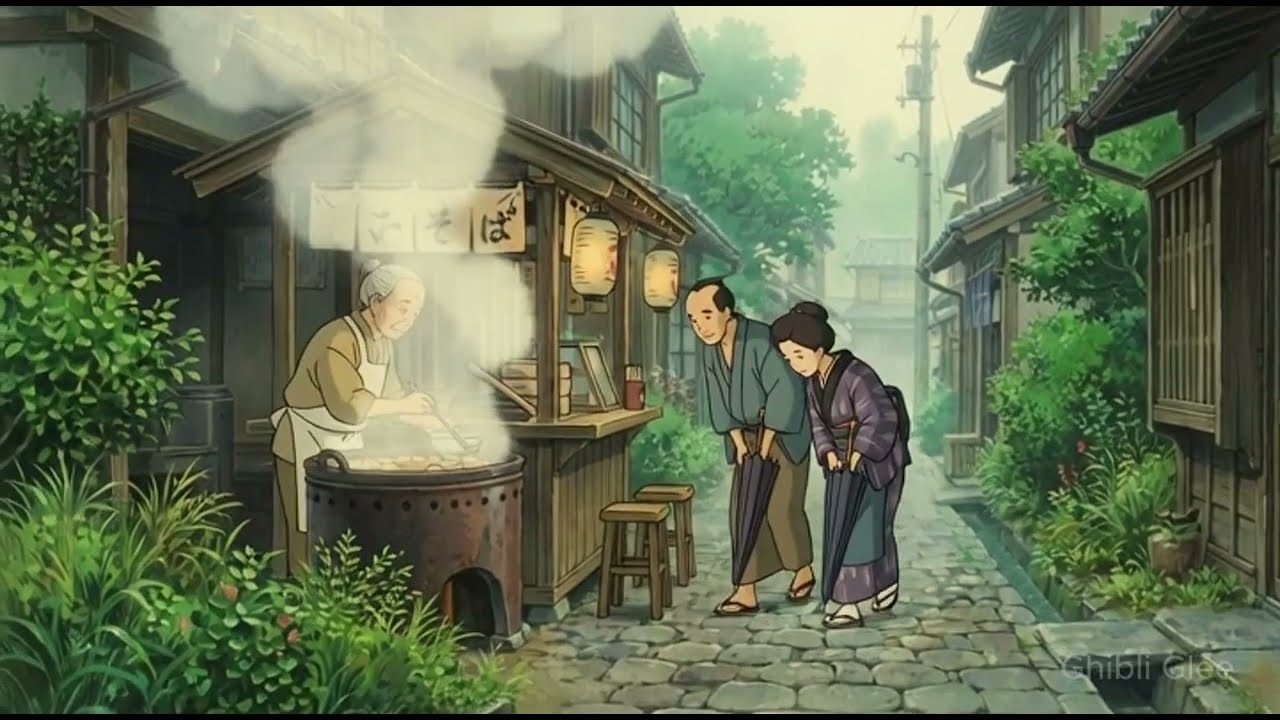 A Cozy Morning in a Ghibli Village | Healing Vlog