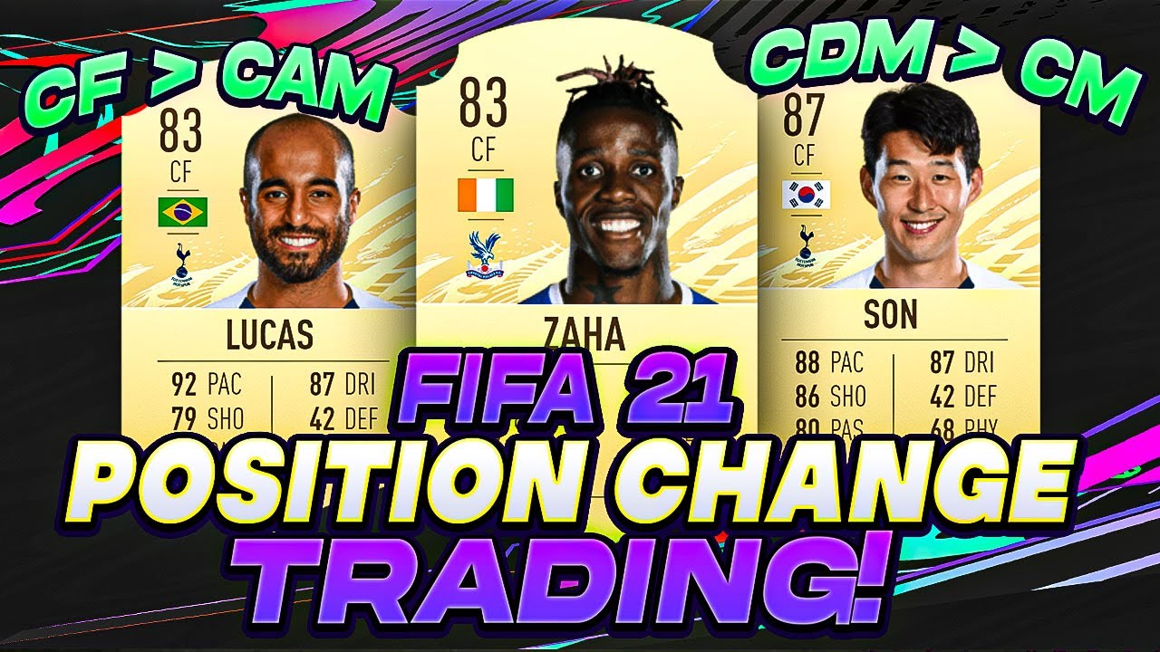 HOW TO MAKE COINS USING POSITION CHANGE TRADING IN FIFA 21!