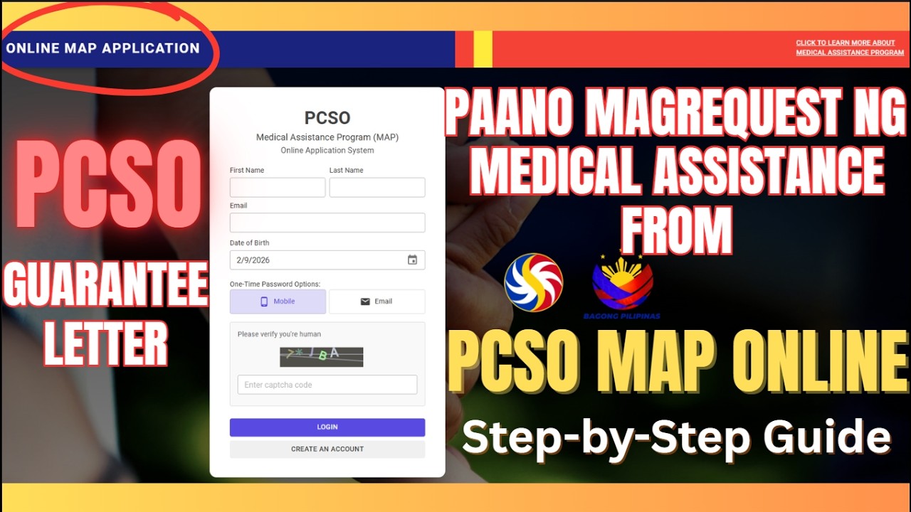 PAANO MAG-REQUEST NG MEDICAL ASSISTANCE SA PCSO (MAP ONLINE) | STEP-BY-STEP GUIDE 2026
