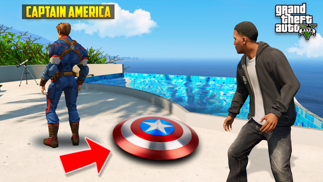 Franklin & Shin Chan Stealing Captain America ‘Cap Shield’ in Gta 5 in Telugu
