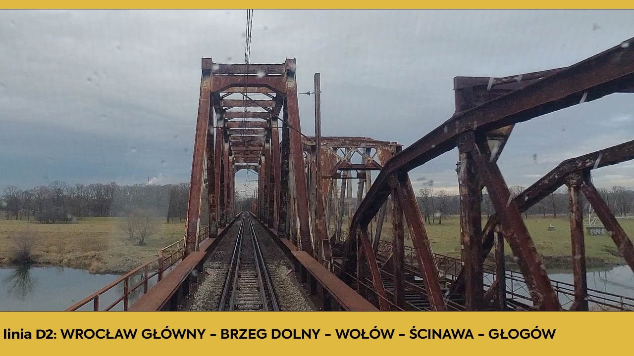 KD linia D2: Wrocław Główny - Brzeg Dolny - Wołów - Ścinawa - Głogów CABVIEW