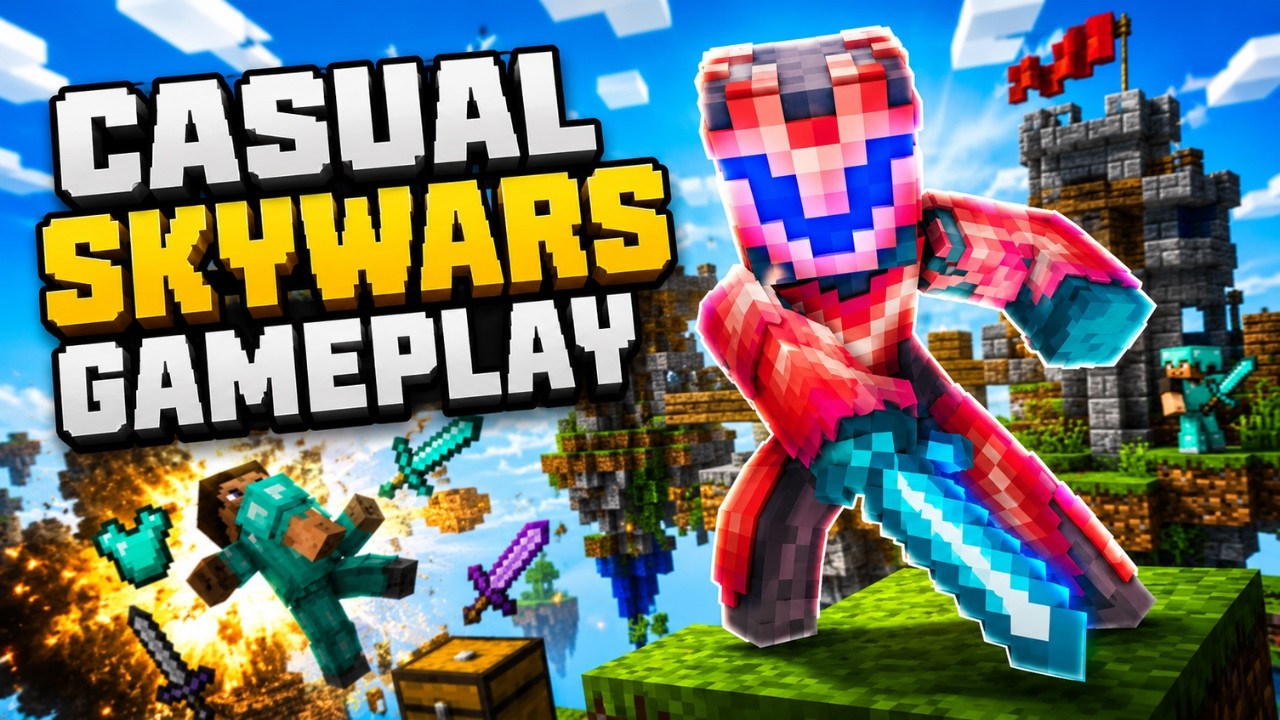 Casual Skywars Gameplay | Hypixel 2026
