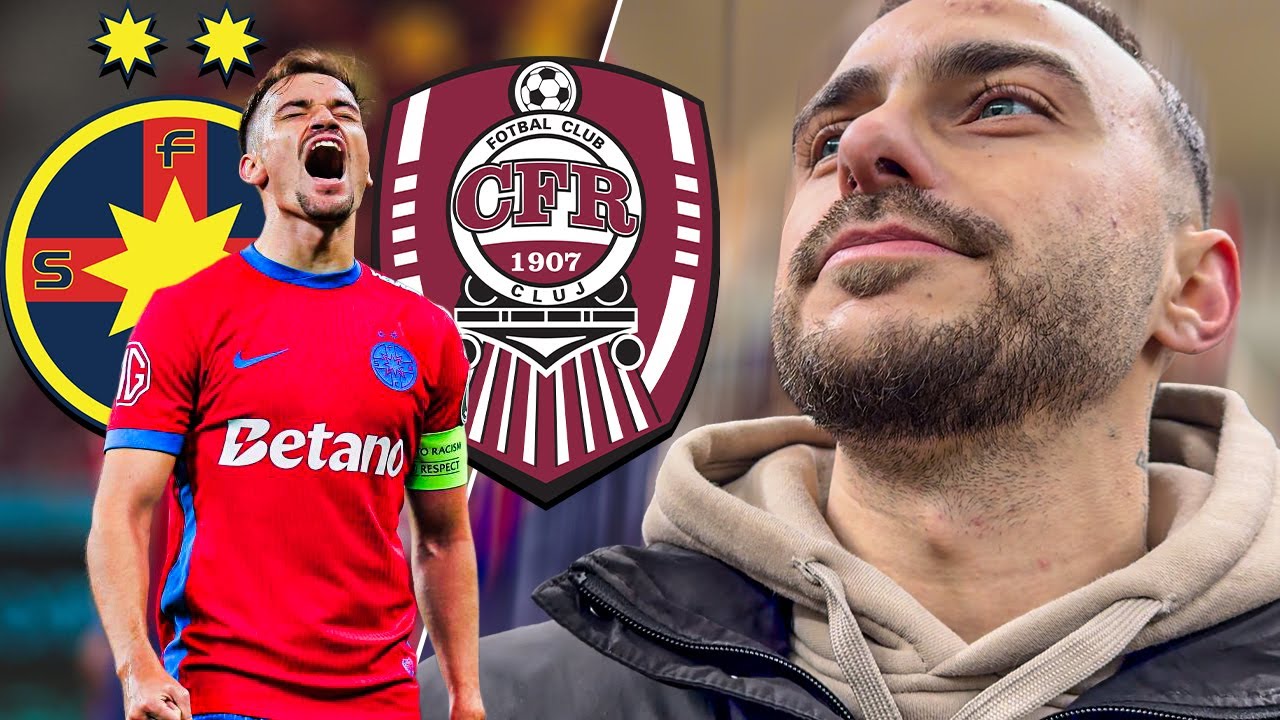 CAMPIONA ROMANIEI S-A BATUT SINGURA IN FCSB vs CFR CLUJ scor 1-4
