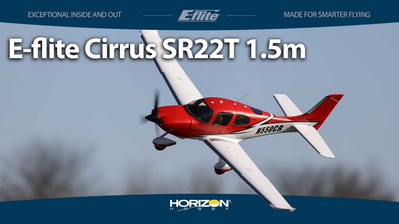 E-flite Cirrus SR22T 1.5m - Smarter, more powerful, and more fun to fly!