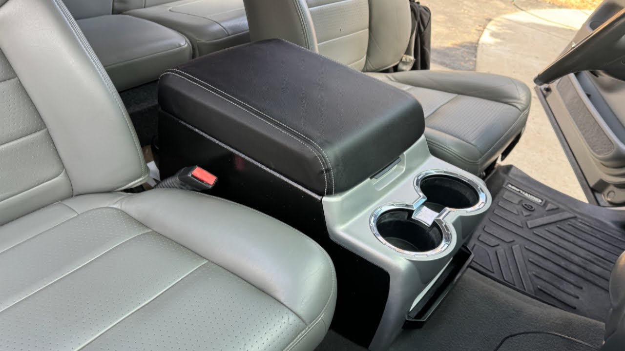 2002 F-250 CENTER CONSOLE SWAP UPGRADE - 2008 F-250 CONSOLE INSTALL!