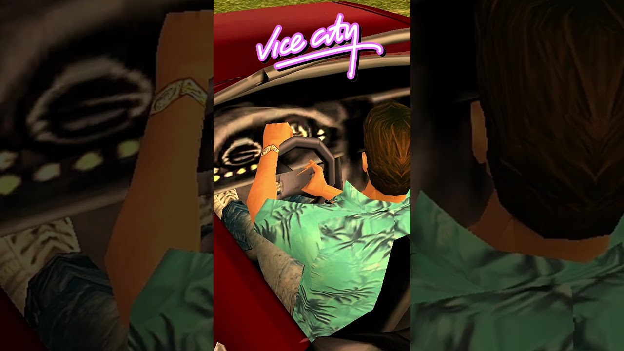 CAR STEERING WHEEL LOGIC IN EVERY GTA GAMES #gta #gta5 #gtasanandreas #gtav #gta6 #gaming #shorts