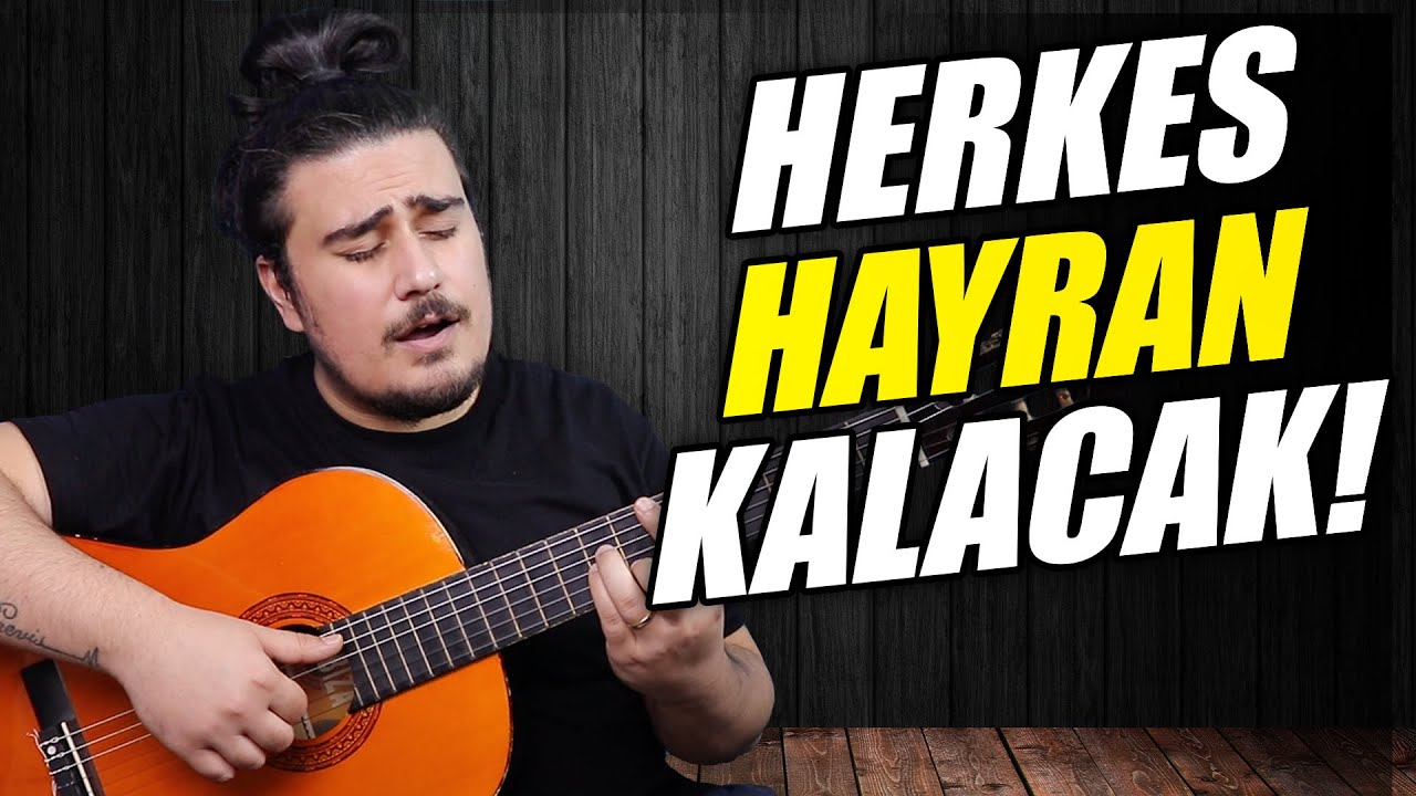 ORTAMDA ÇALINACAK 5 ARABESK GİTAR ŞARKISI - Gitar Dersi (1)