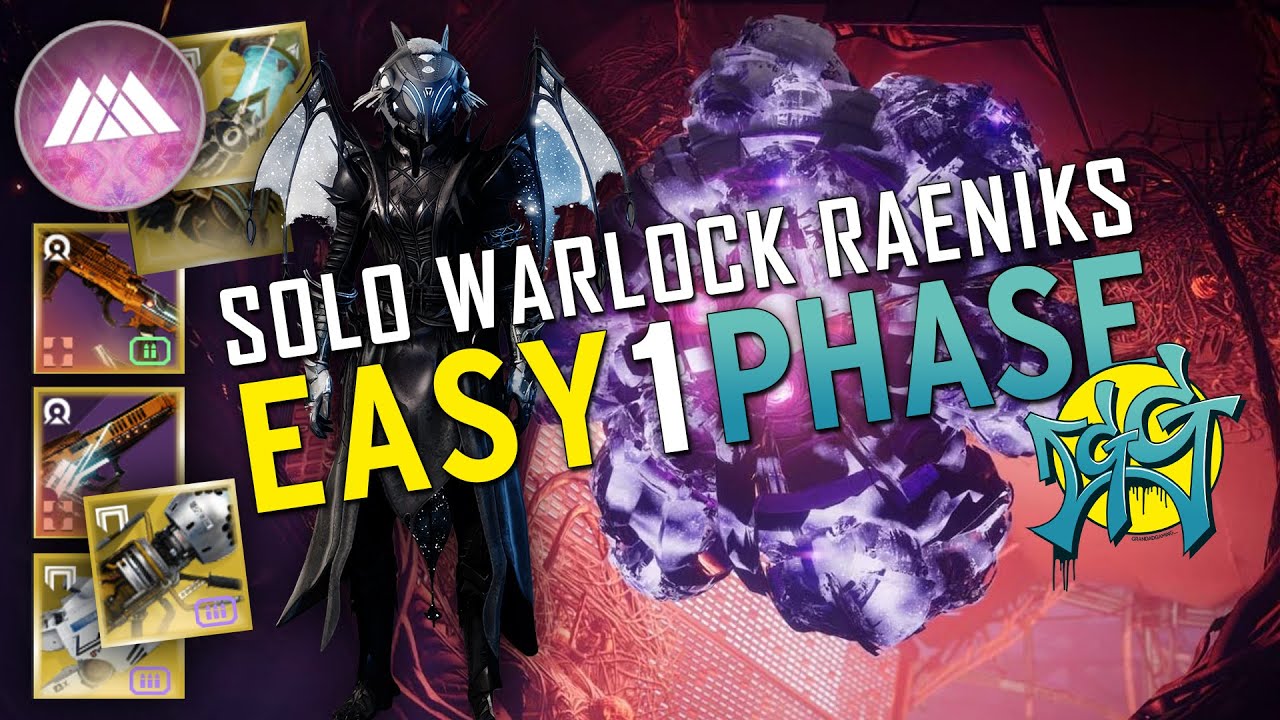 SO MUCH damage! EASY Solo One Phase Raeniks | Vespers Host | Solar Warlock