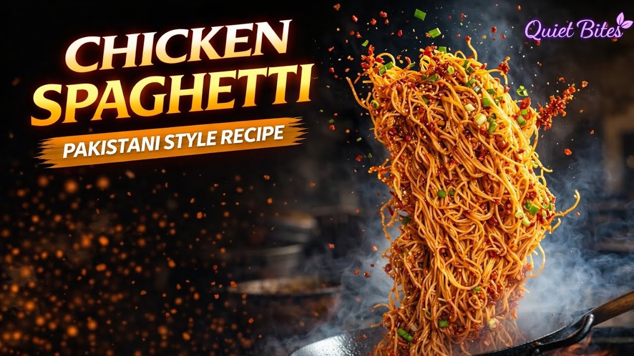 Chicken Spaghetti Recipe | Pakistani Style Chicken Spaghetti | Easy & Delicious Recipe #EasyRecipe