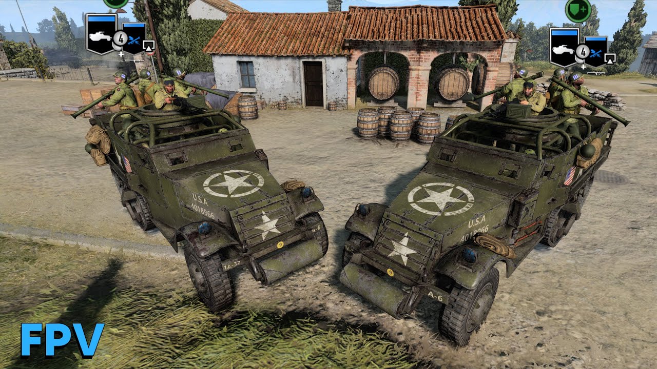 COH3 FPV Bazooka buses blasting off