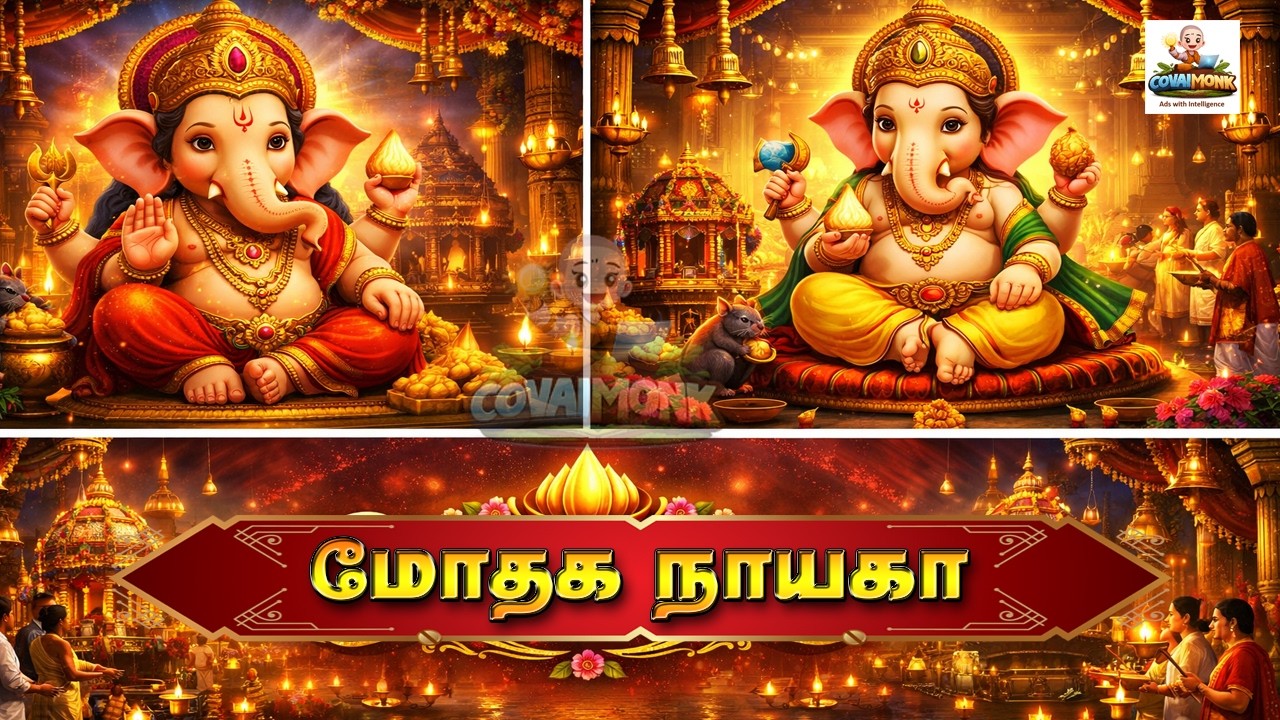மோதக நாயகா கணபதி பிள்ளையார் பாடல் #god  #ganesh #tamil #vinayagar  RGP