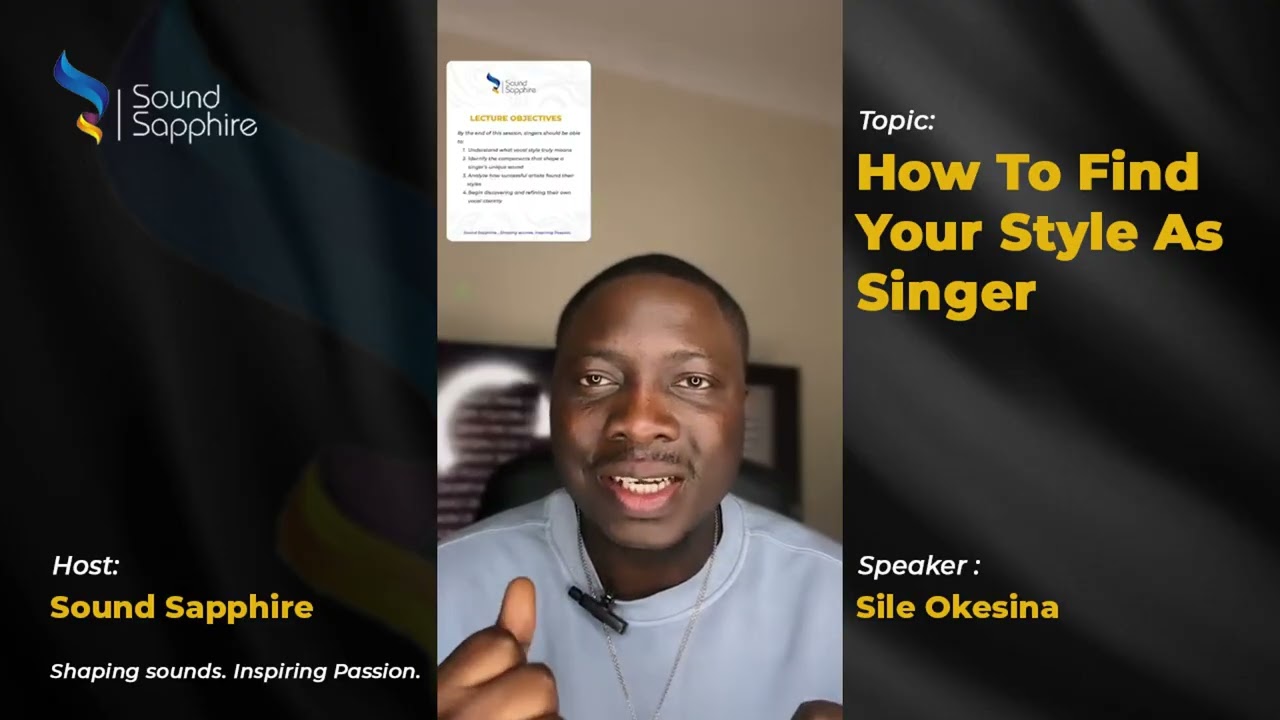 How to find your style as a Singer