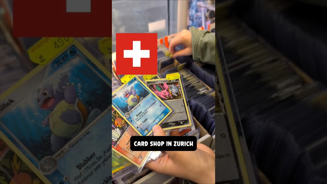 German Pokemon cards and Swiss Pokemon memories in Zurich (Packs for the People - Ep 31)